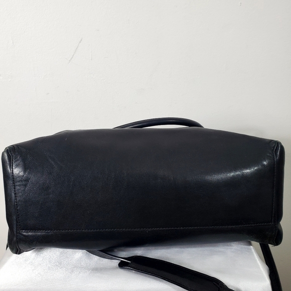 Coach 32291 Borough Bag Black Soft Nappa Leather 2/Way Shoulder Bag - Picture 8 of 16